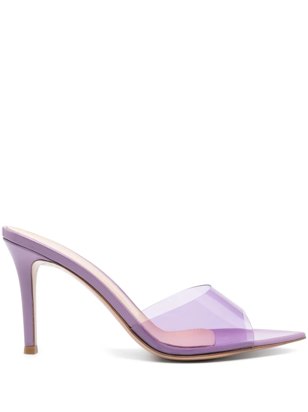 Gianvito Rossi 85mm Elle mules Purple