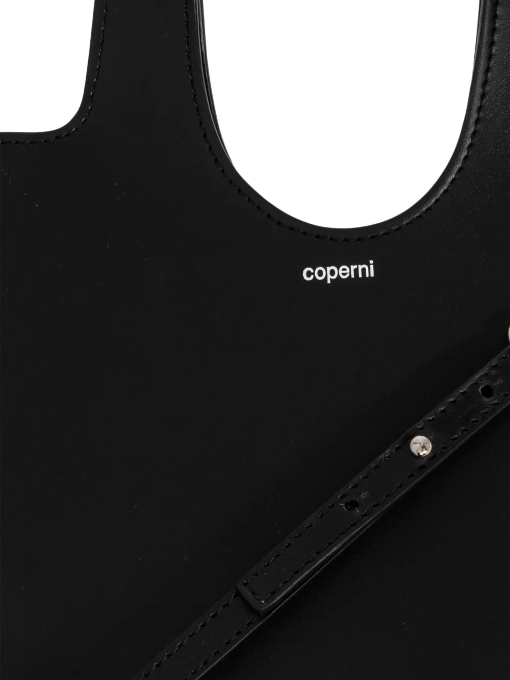 Coperni Baby Heart mini-crossbodytas Zwart