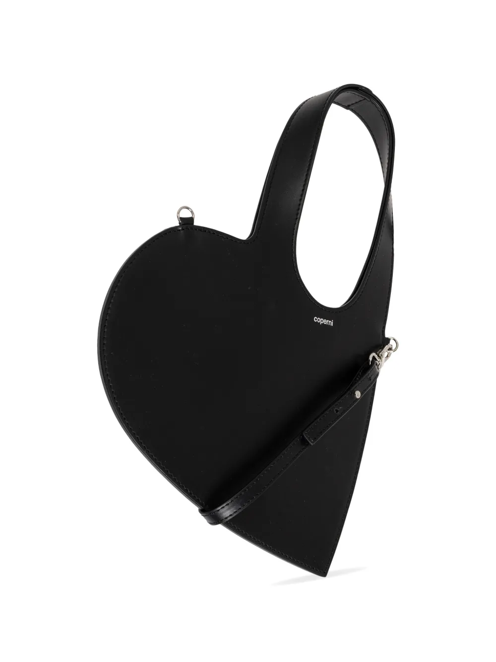 Coperni Baby Heart mini-crossbodytas Zwart