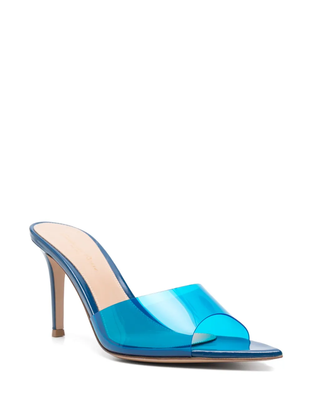 Gianvito Rossi 85mm Elle mules Blue