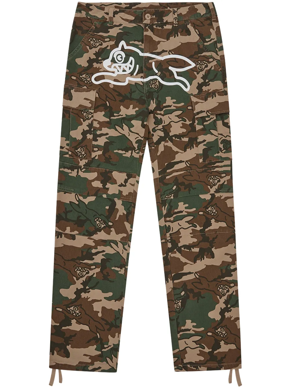 ICECREAM Running Dog Woodland cargo trousers | Brown | Image 1