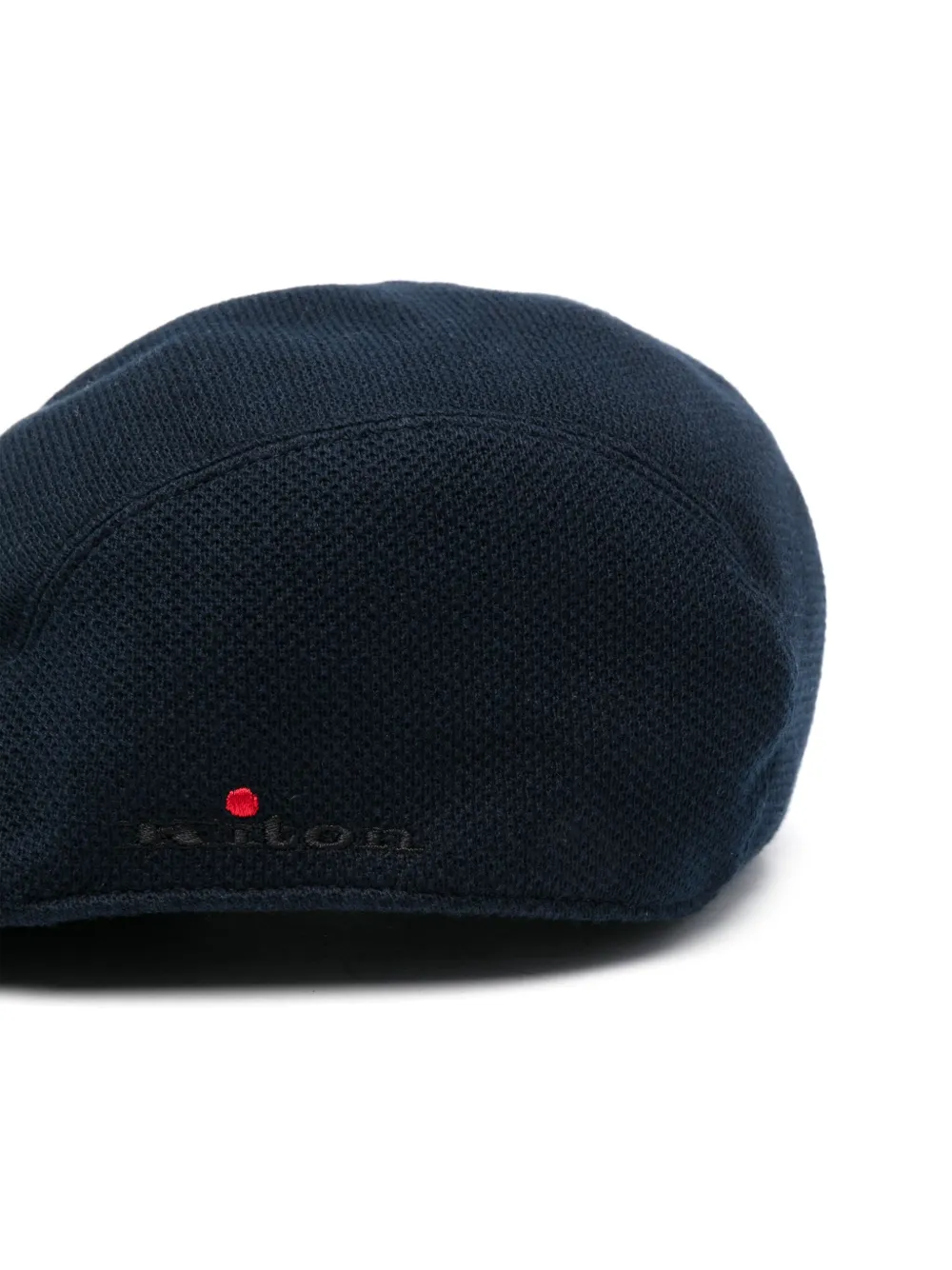 Kiton Piqué pet - Blauw