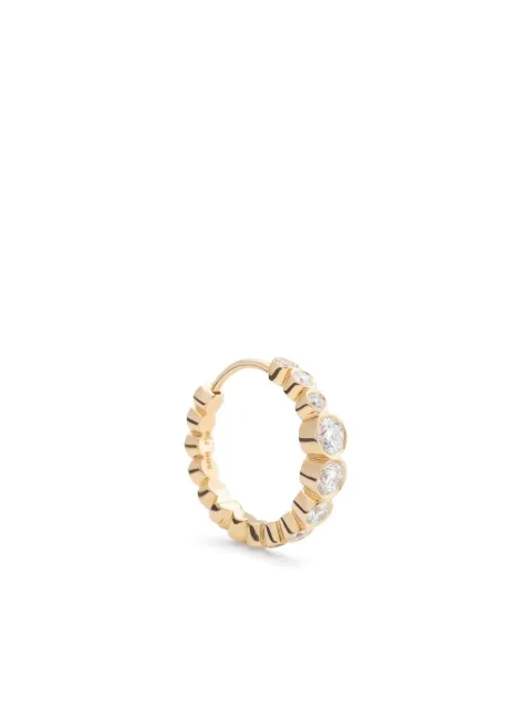 Sophie Bille Brahe 18K recycled yellow gold Ensemble Daisy diamond hoop
