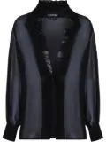 TOM FORD georgette silk blouse - Black