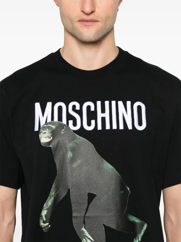 Moschino graphic-print T-shirt | Black | FARFETCH