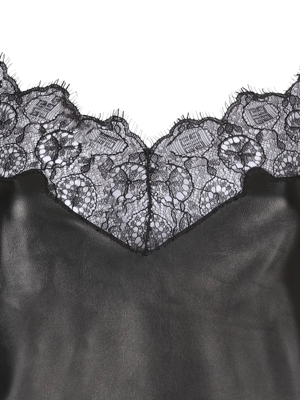 Givenchy Leren midi-jurk Zwart