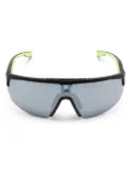 adidas shield-frame sunglasses - Black