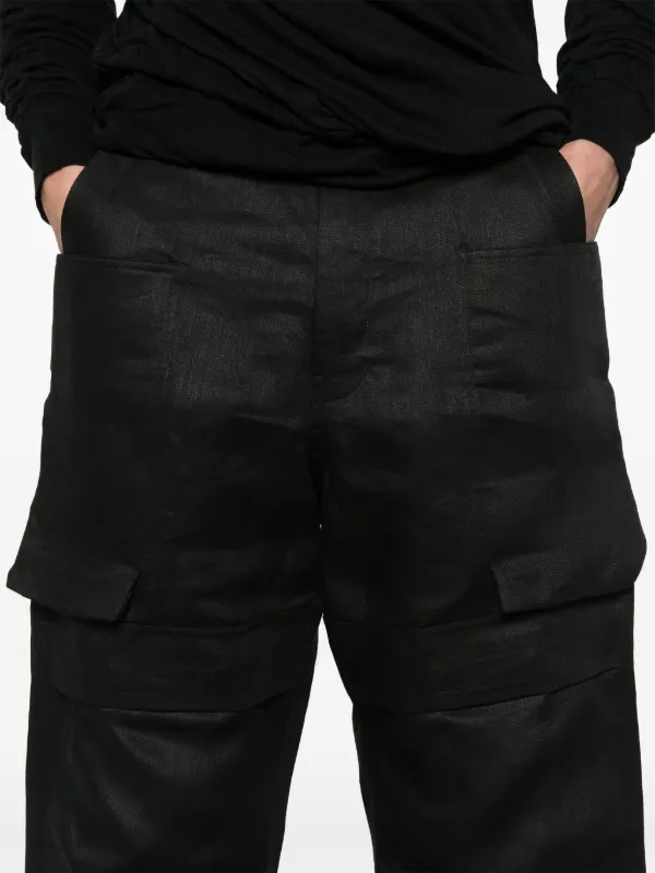 Rick Owens Stefan Cargo Trousers | Black | FARFETCH