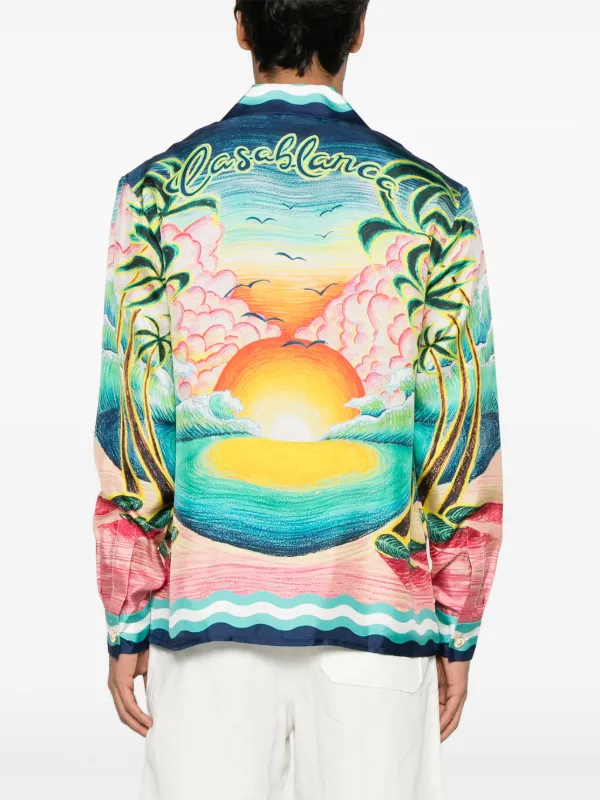 Tシャツ・カットソー Casablanca 'Danse de la Mer' shirt Casablanca Danse De La Mer Shirt | Blue | FARFETCH AO
