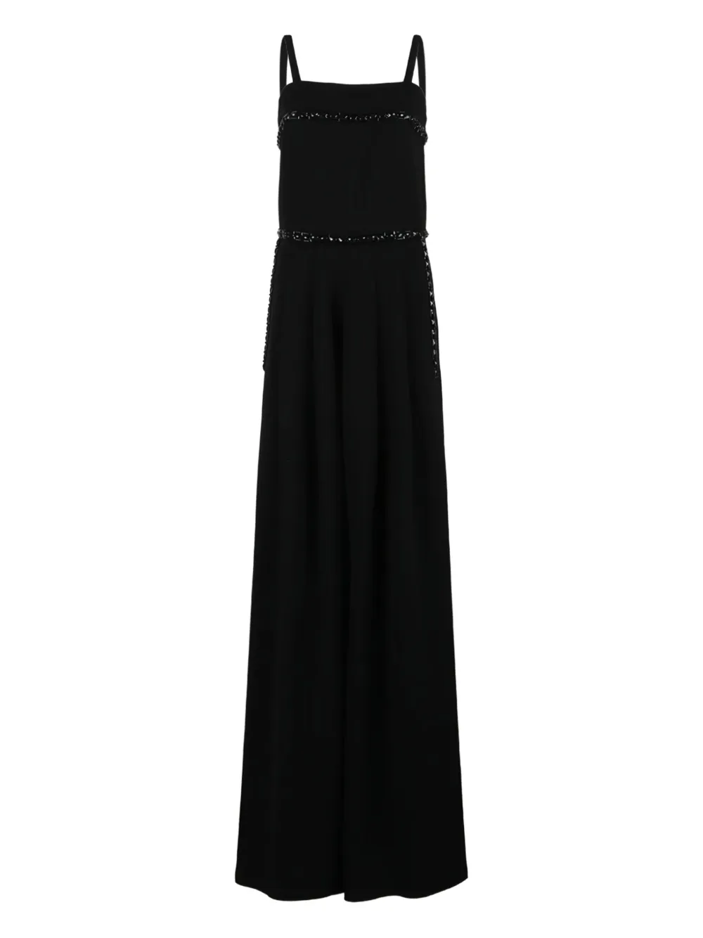 Max Mara sleeveless cady jumpsuit | Black | Image 1