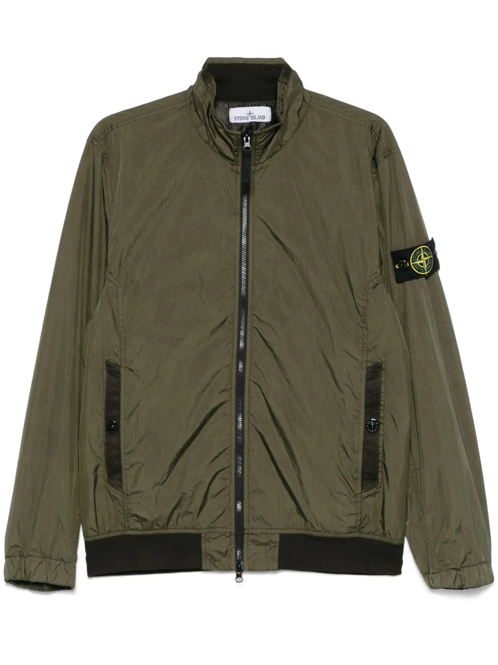 Stone Island Jack met Compass-logopatch Groen