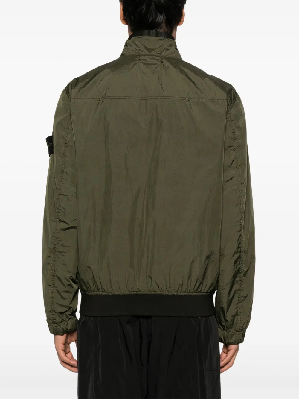 Stone Island Jack met Compass-logopatch Groen