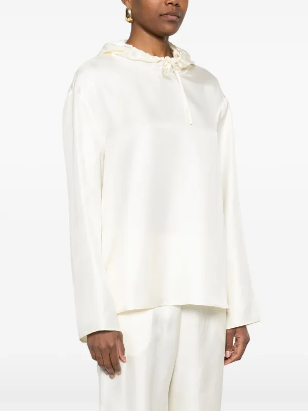 LouLou De Saison Nuka Hoodie | White | FARFETCH JO