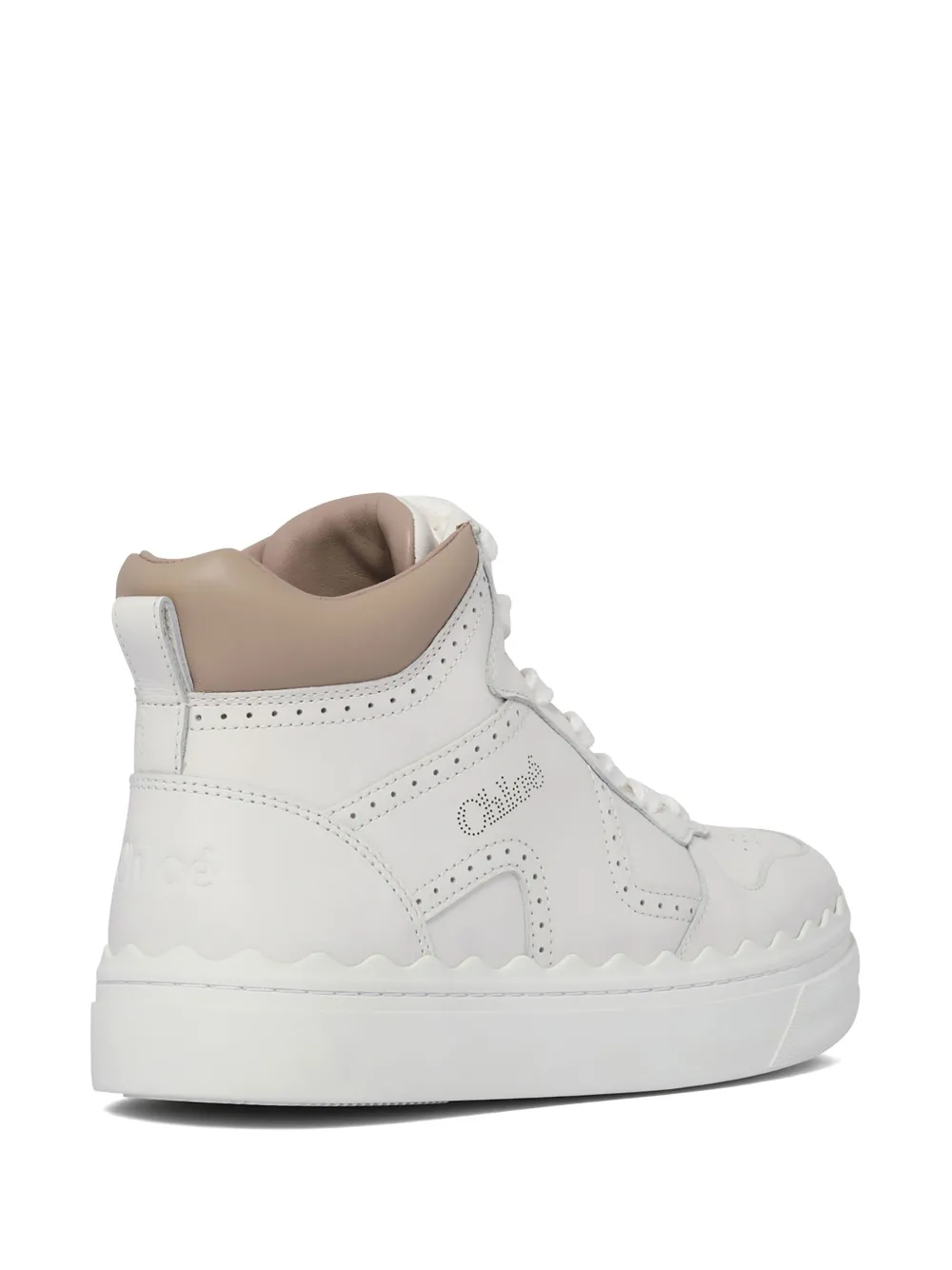 Chloé perforated-detail sneakers White