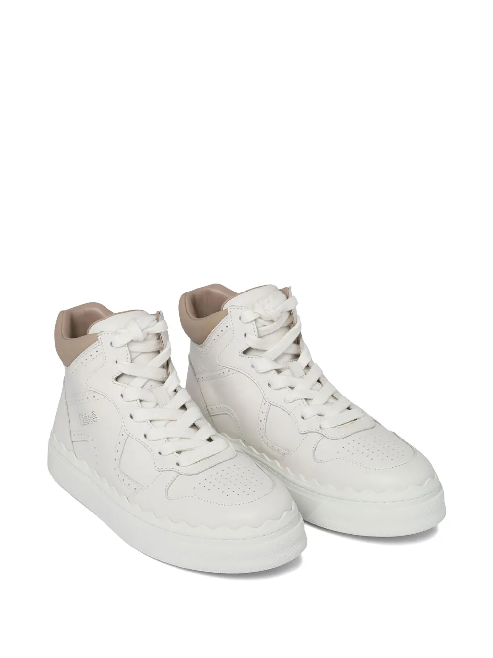 Chloé perforated-detail sneakers White