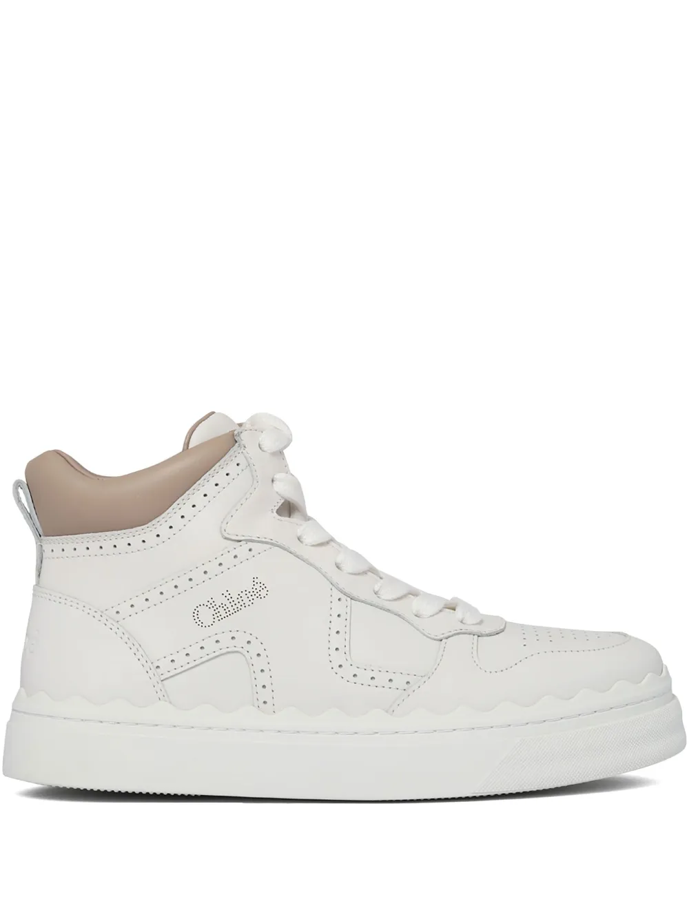 Chloé perforated-detail sneakers White