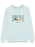 Drôle De Monsieur Le Hoodie Tennis Court hoodie - Blue