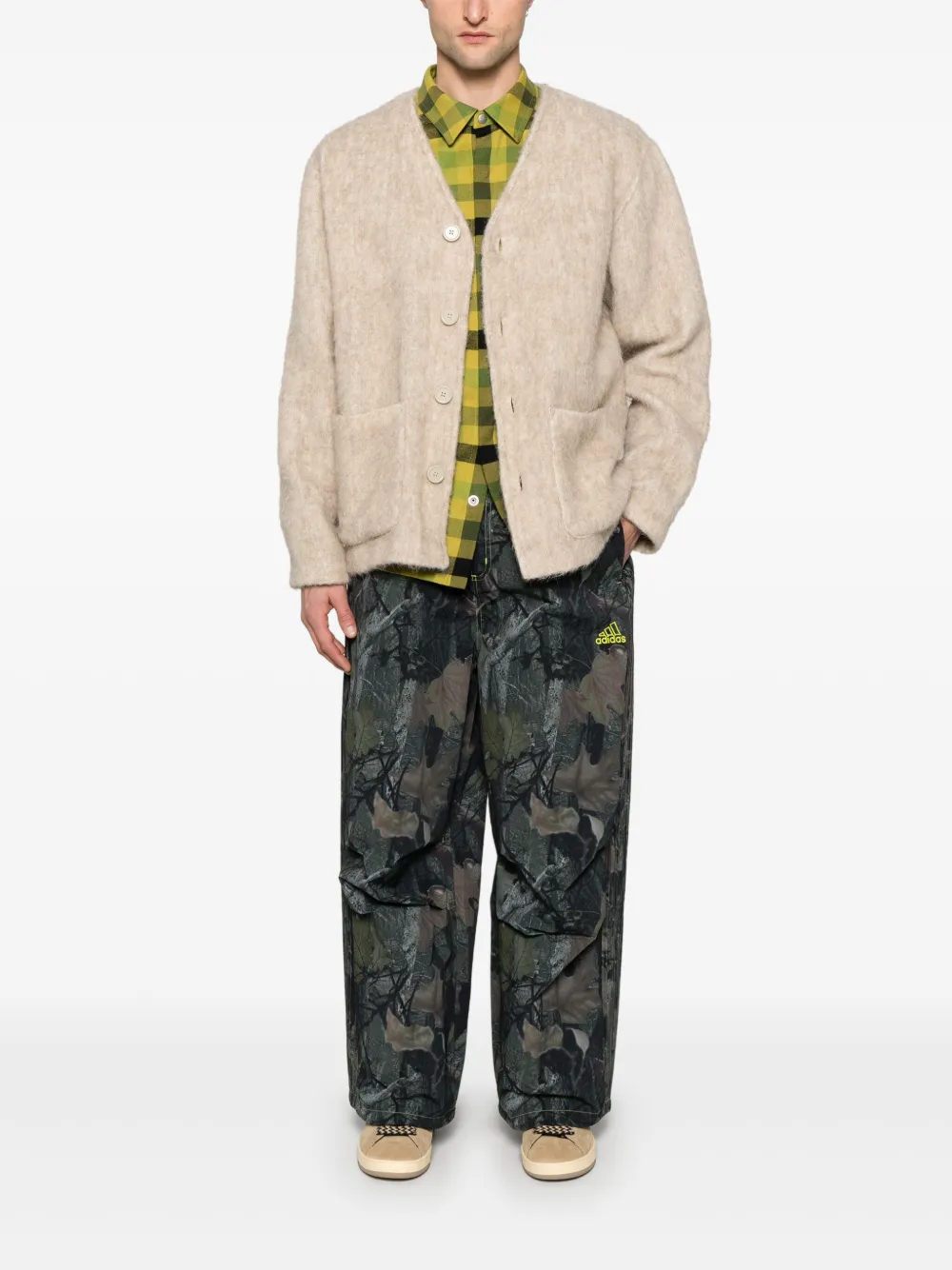 Adidas Camo Q1 broek - Groen