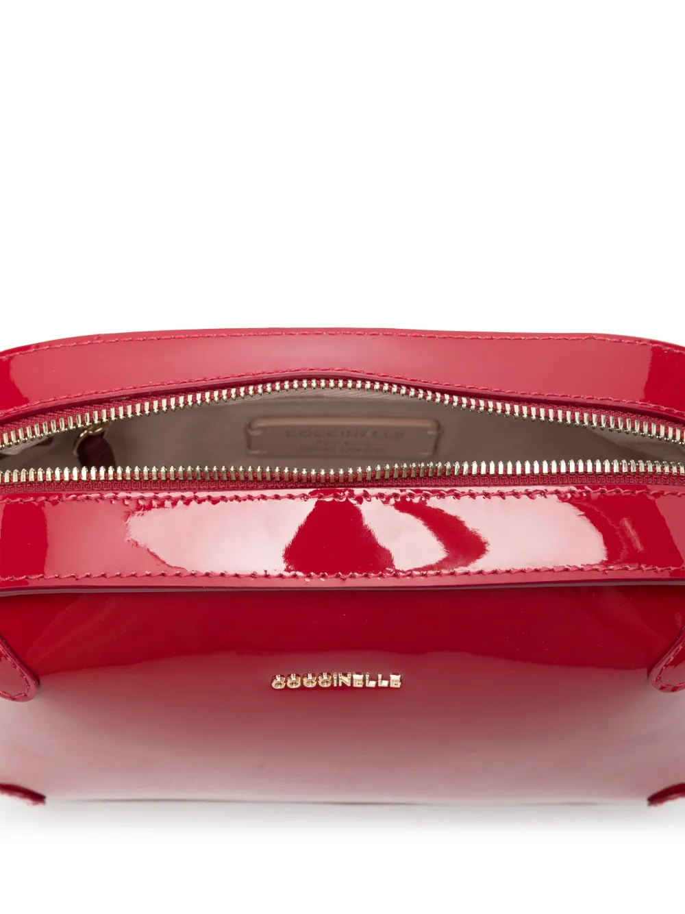 Coccinelle Gelakte shopper Rood