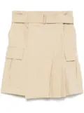 Kenzo asymmetric cargo skirt - Neutrals