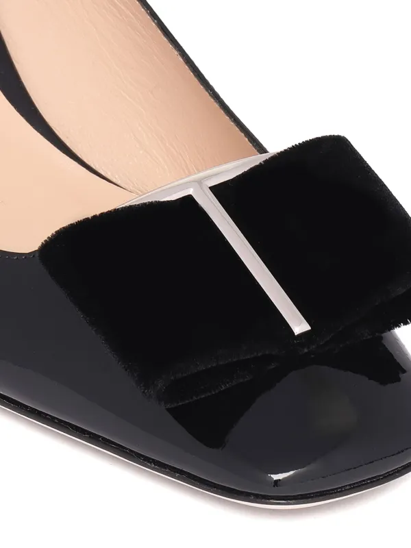 Maryjane leather ballerina shoes 