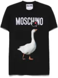 Moschino graphic-print T-shirt - Black