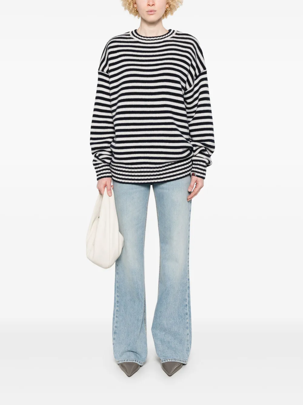 extreme cashmere nº383 Lovely sweater Blauw