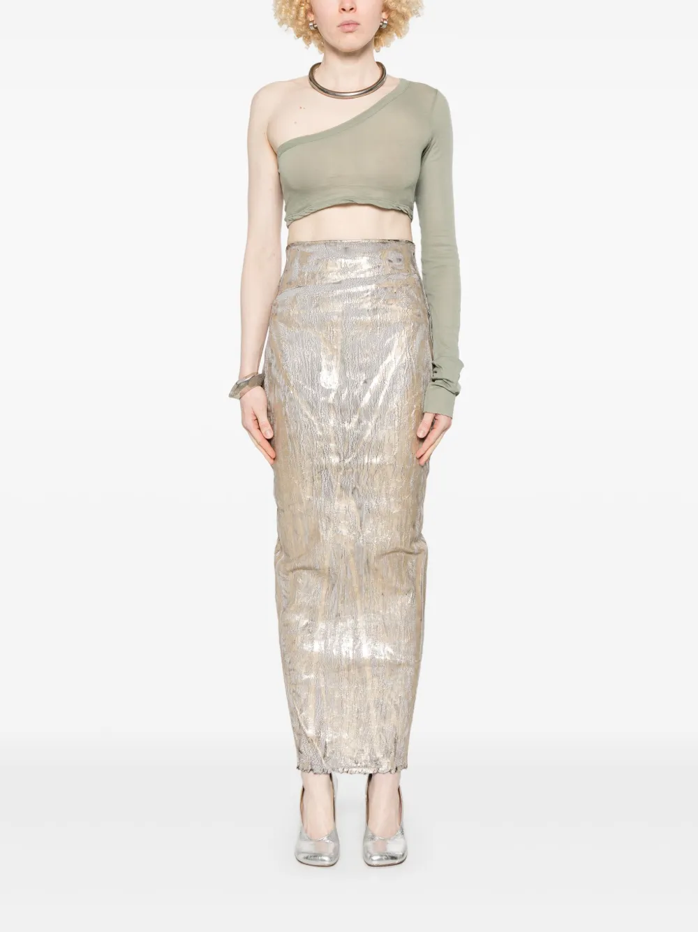 Rick Owens Dirt Pillar rok - Beige