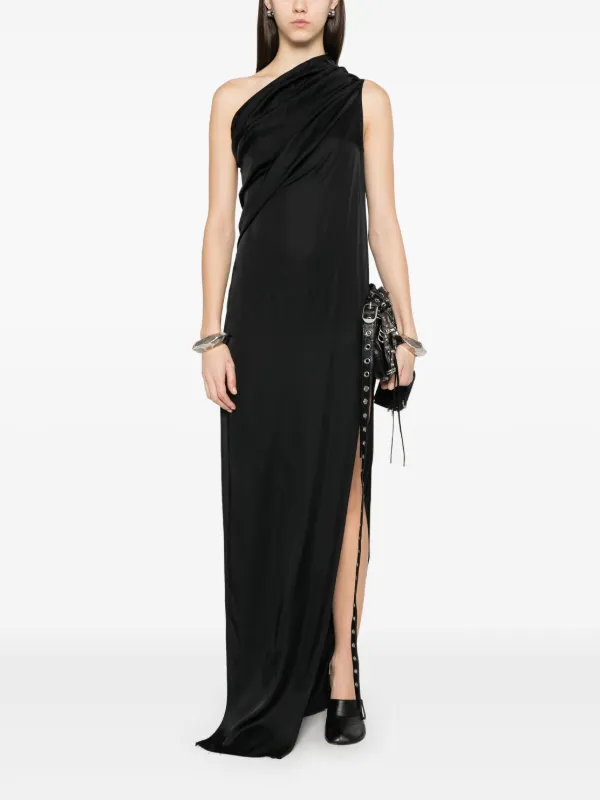 Rick Owens Athena Arrowhead Gown | Black | FARFETCH