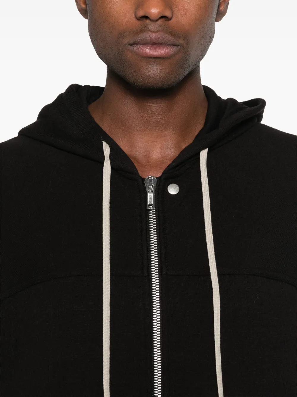 Rick Owens Hoodie met rits Zwart