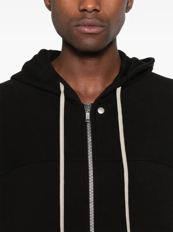 Rick Owens ジップアップ パーカー | ブラック | FARFETCH JP