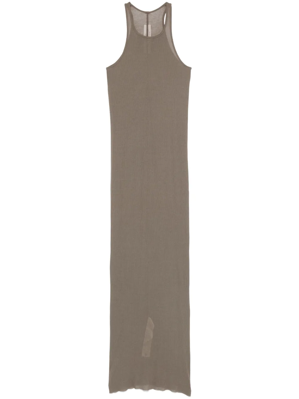 Rick Owens ribbed tank dress | Brown | Image 1
