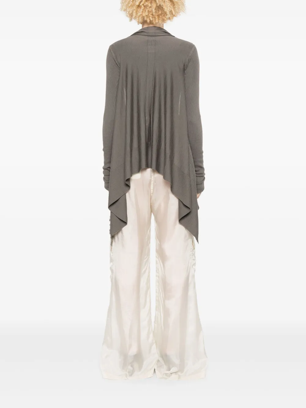 Rick Owens Wikkelvest met striksluiting Bruin