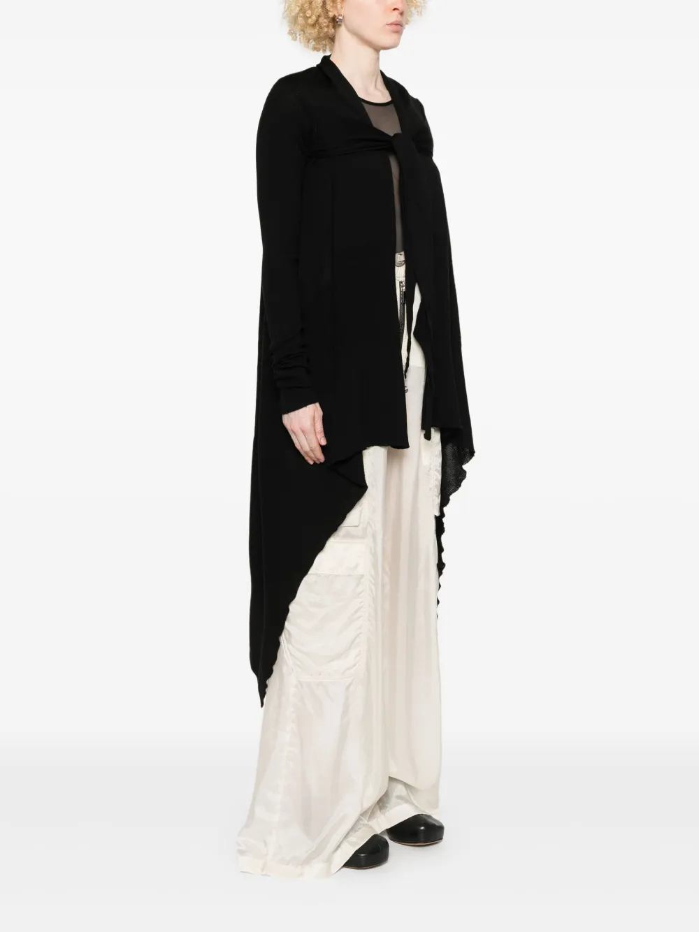 Rick Owens Wikkeljas met striksluiting Zwart