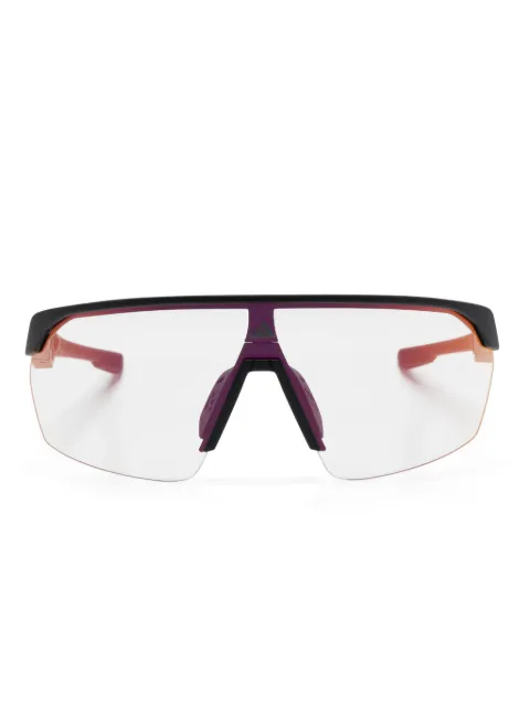 adidas shield-frame sunglasses