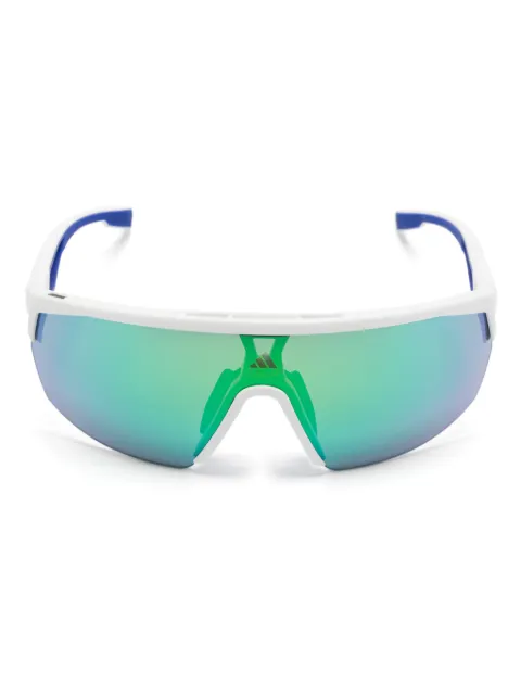 adidas shield-frame sunglasses