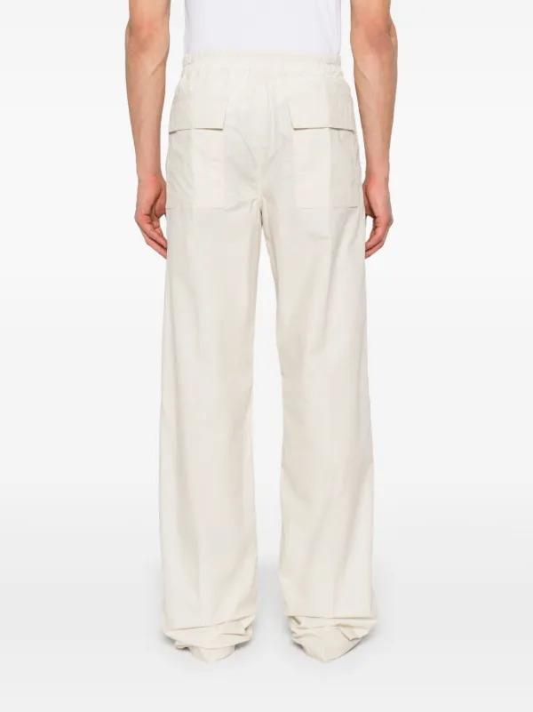 Rick Owens Dietrich Trousers | White | FARFETCH CA