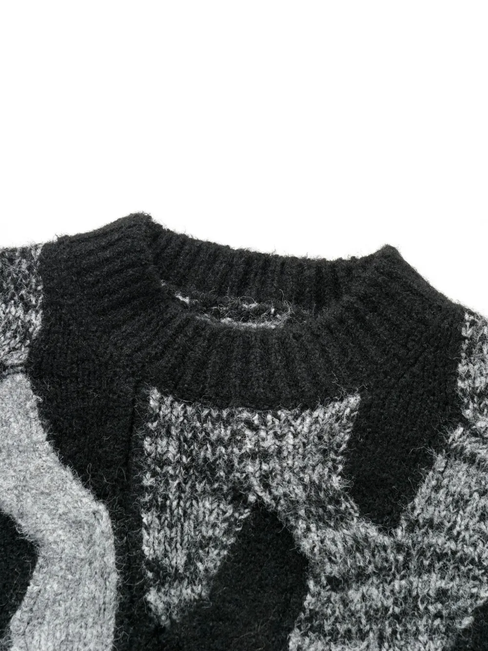 Feng Chen Wang cable-knit sweater - Zwart