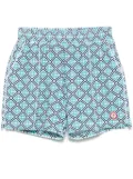 Casablanca monogram towelling shorts - Blue