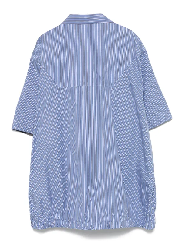 Sacai Striped Shirt | Blue | FARFETCH CA
