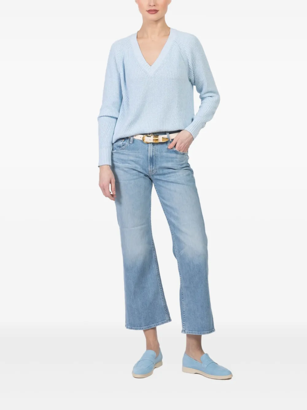 MOTHER straight-leg jeans - Blauw