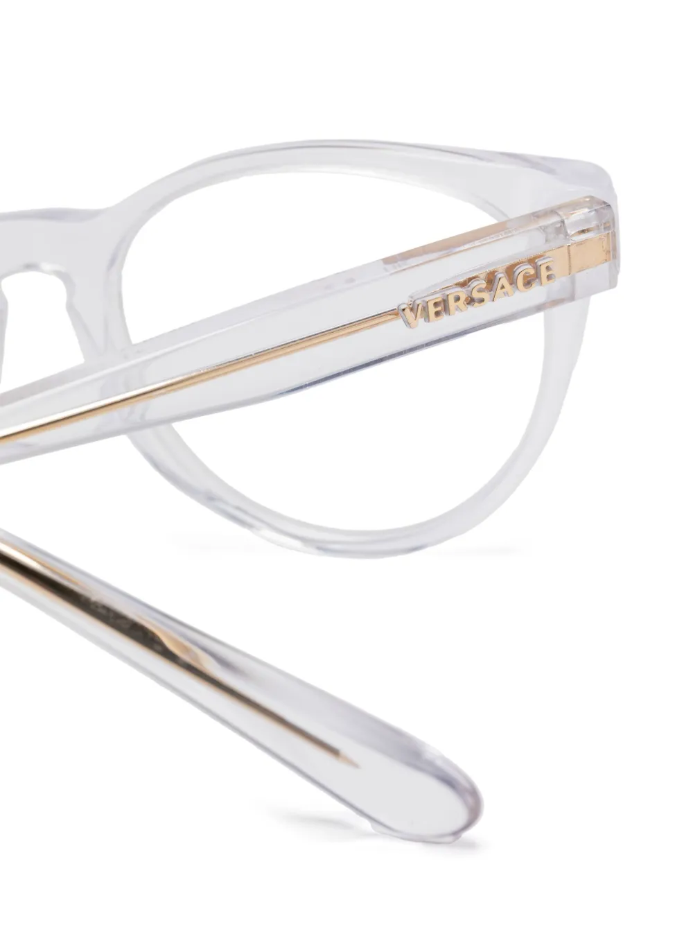 Versace Kids Bril met rond montuur Wit