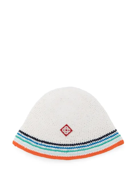 Casablanca Tennis Stripe crochet hat