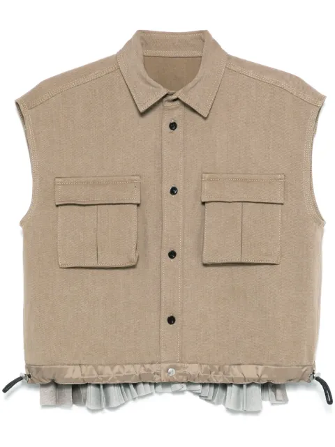 sacai chemise en jean