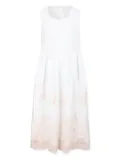 Caffe' D'orzo embroidered dress - White
