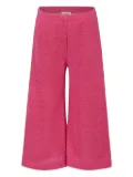 Caffe' D'orzo pointelle-knit trousers - Pink