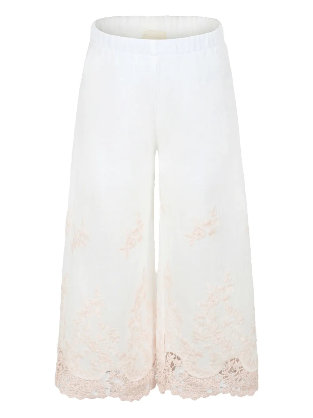 Caffe' D'orzo embroidered trousers | White | Image 1
