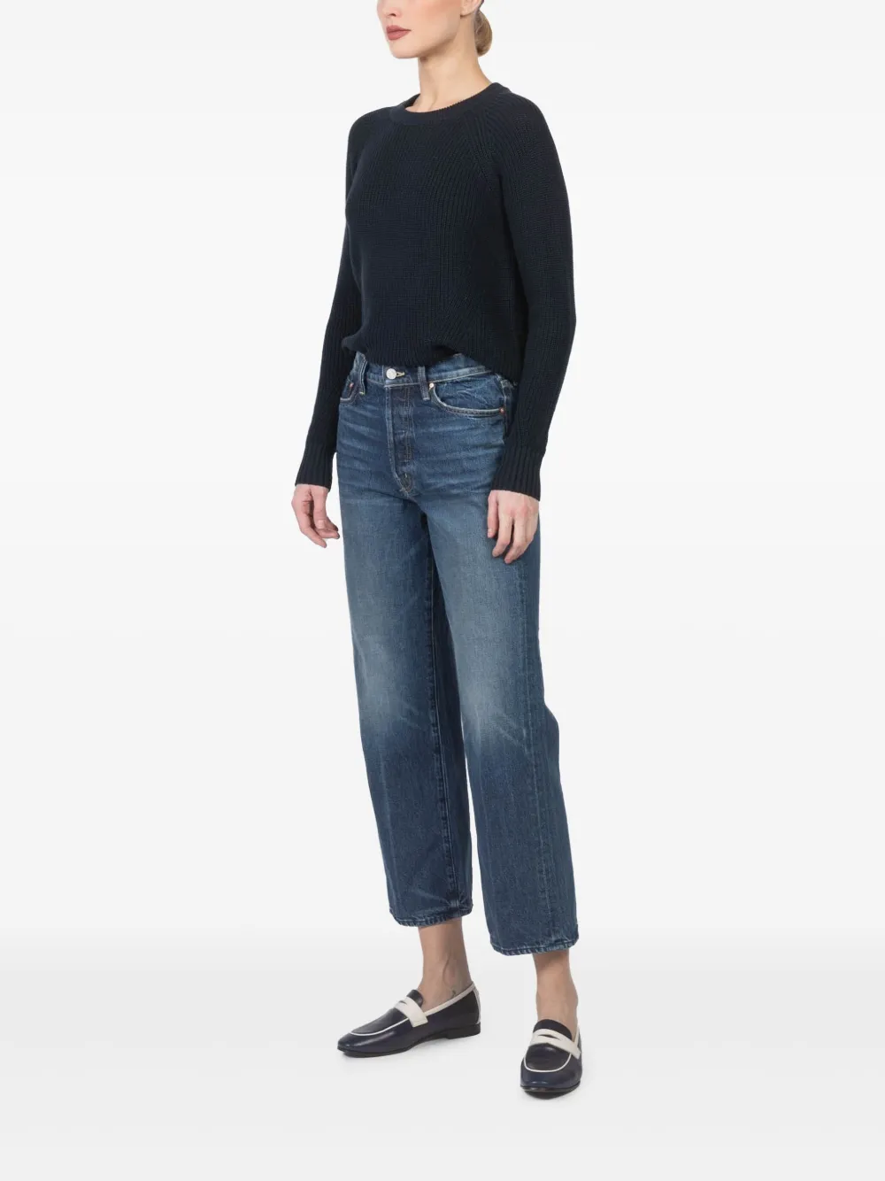 MOTHER Straight jeans Blauw