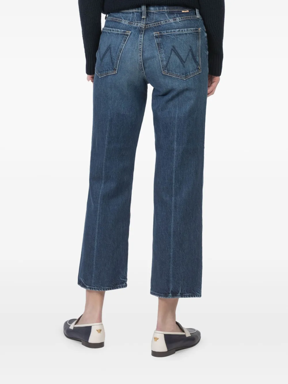 MOTHER Straight jeans Blauw
