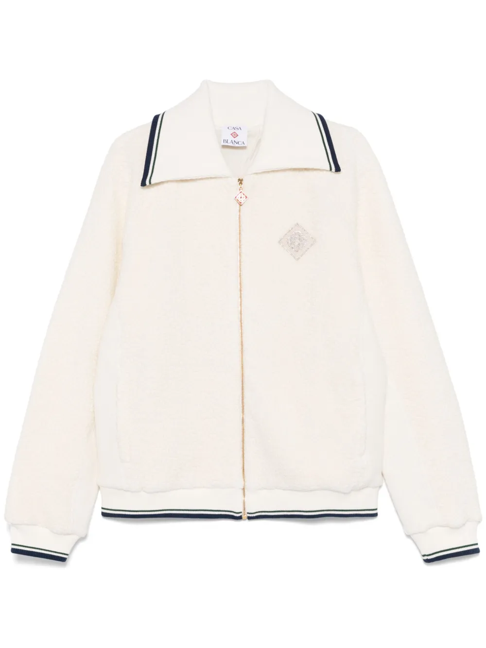 Casablanca logo-embellished jacket | White | Image 1